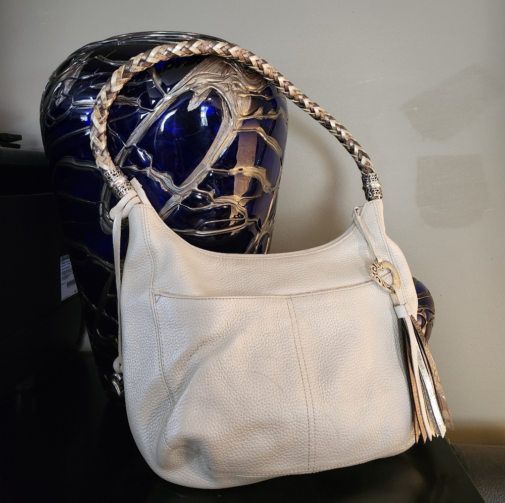 Brighton Barbados Collection Hobo Bag with Braided Strap - Picture 3 of 7